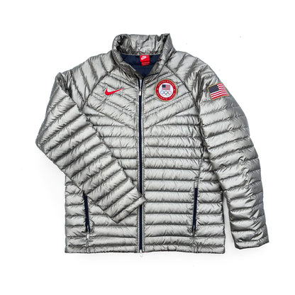 Nike USA Olympics 2014 Sochi Aeroloft 800 Down Jacket Size Large