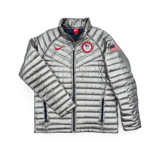 Nike USA Olympics 2014 Sochi Aeroloft 800 Down Jacket Size Large