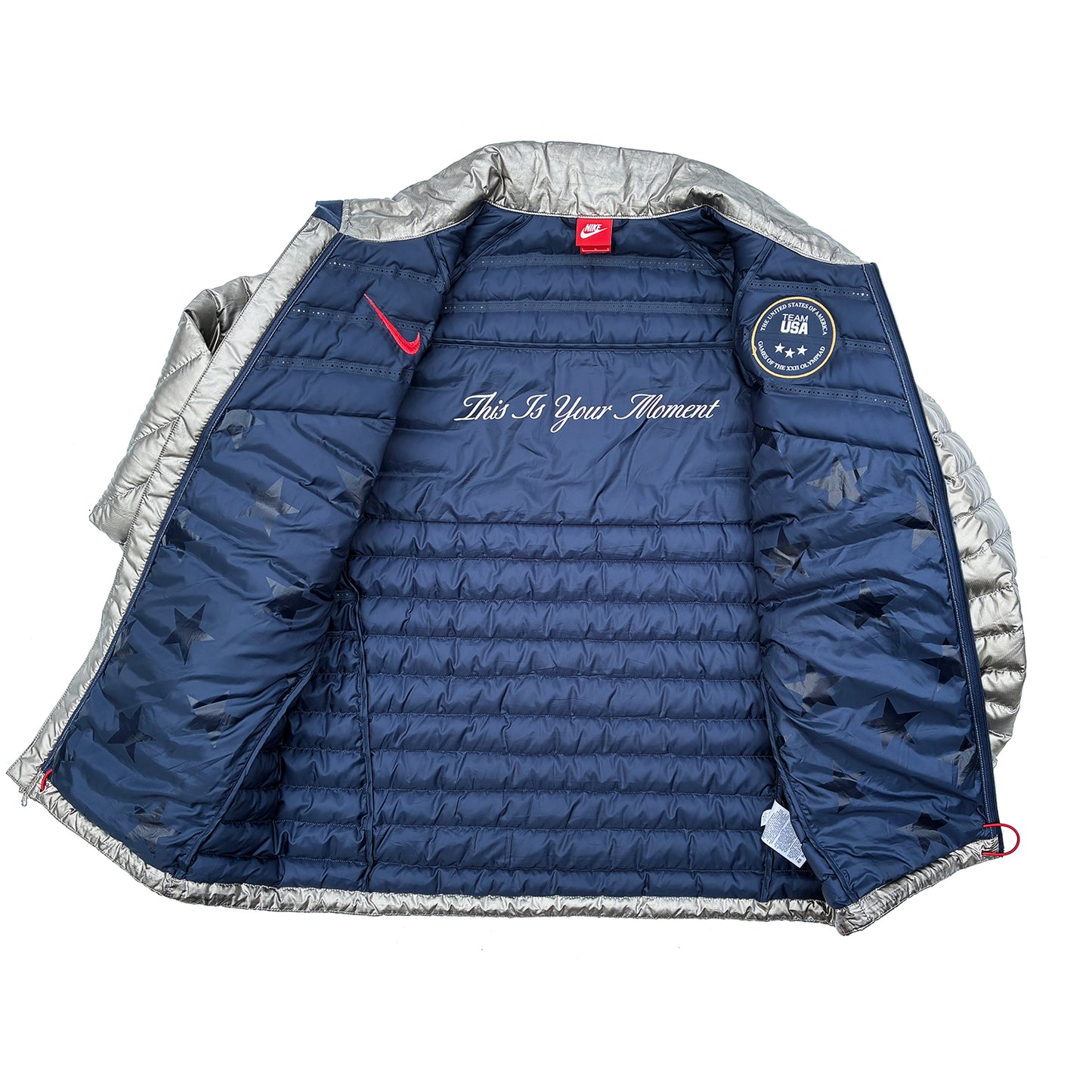 Nike USA Olympics 2014 Sochi Aeroloft 800 Down Jacket Size Large