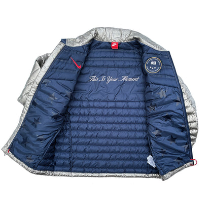 Nike USA Olympics 2014 Sochi Aeroloft 800 Down Jacket Size Large