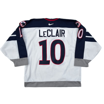 Nike USA Hockey John Leclair 1998 Olympics Authentic Jersey