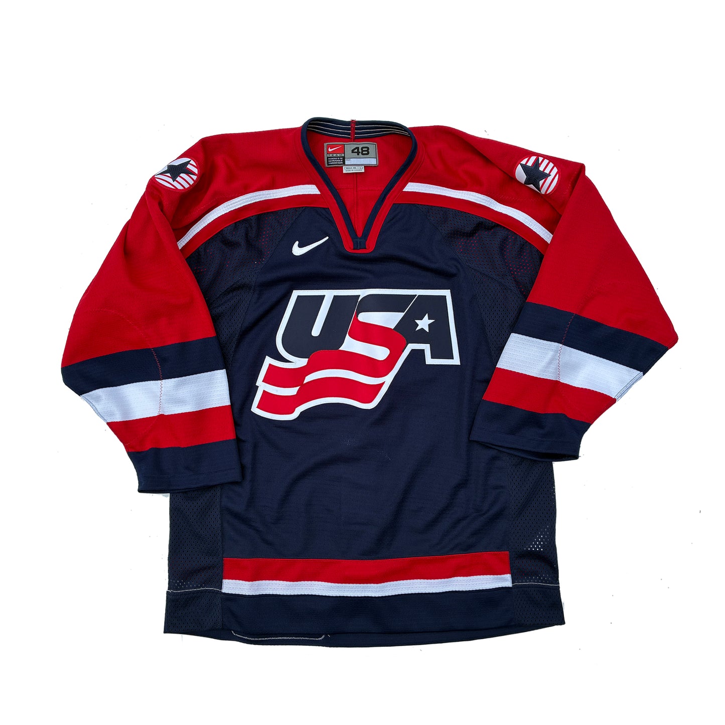 Nike USA Hockey 2002 Salt Lake City Olympics Authentic Game Jersey