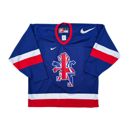 Nike Great Britain 90s Hockey Jersey Size Large