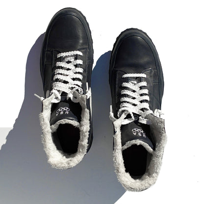 Nike USA Winter Olympics Leather & Fur Zoom Waffle Boot Sample 11.5