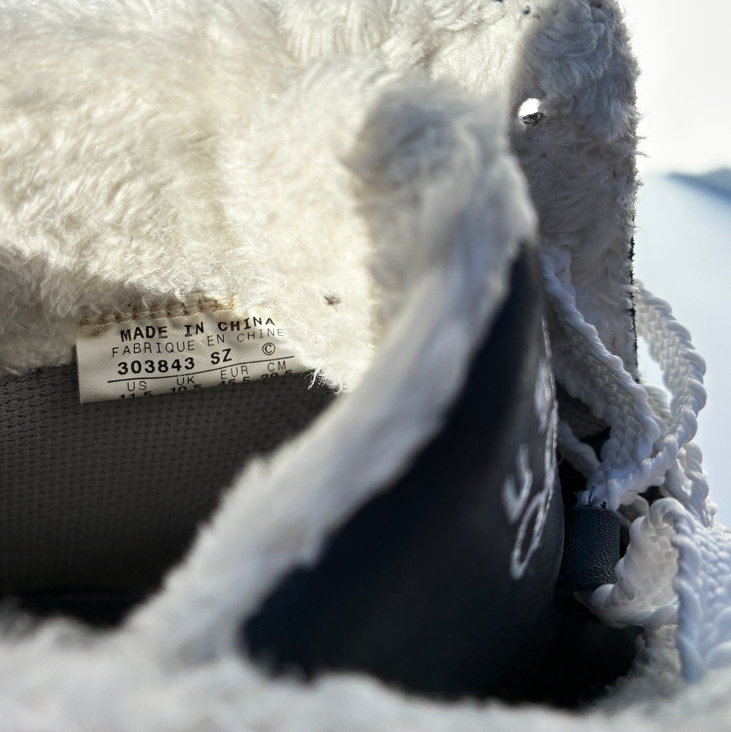 Nike USA Winter Olympics Leather & Fur Zoom Waffle Boot Sample 11.5