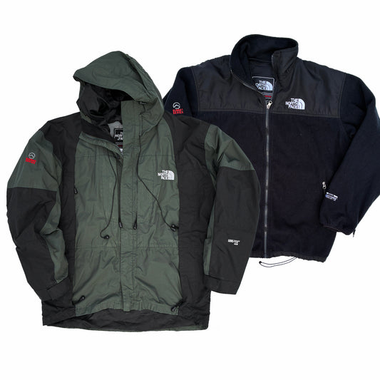 North Face Gore Tex XCR 90's Summit Series Jacket + Fleece Size Large