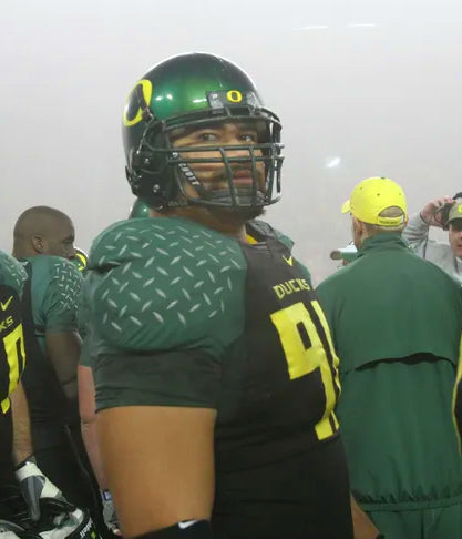 University Oregon UO Ducks Haloti Ngata 2005 Diamond Plate Jersey XXL New