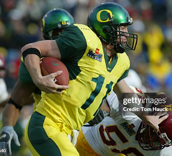 University Oregon UO Ducks 2003 Authentic Football Bowl Game Jersey