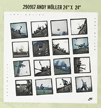 Nike Soccer Original Andy Möller Poster New 24" x 24"