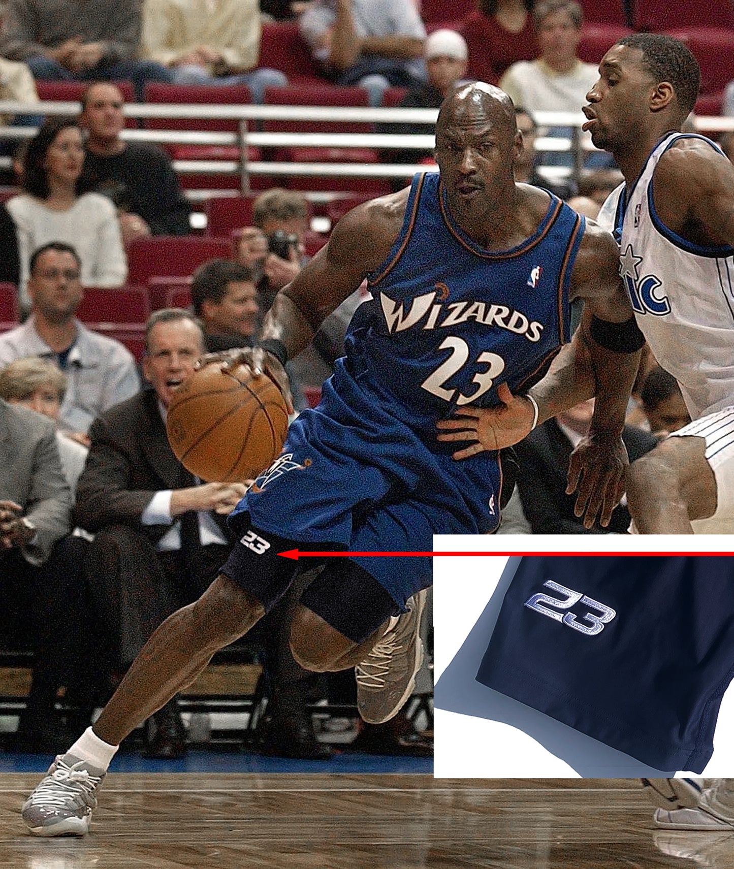 Nike Air Jordan Custom Spandex Shorts Made for MJ 2002